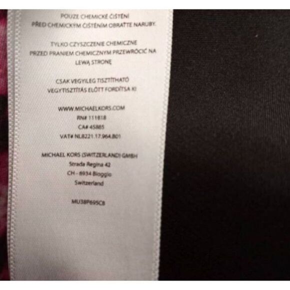 MICHAEL MICHAEL KORS PINK GARDEN FLORAL DRESS SZ.8 EUC. - Picture 11 of 11